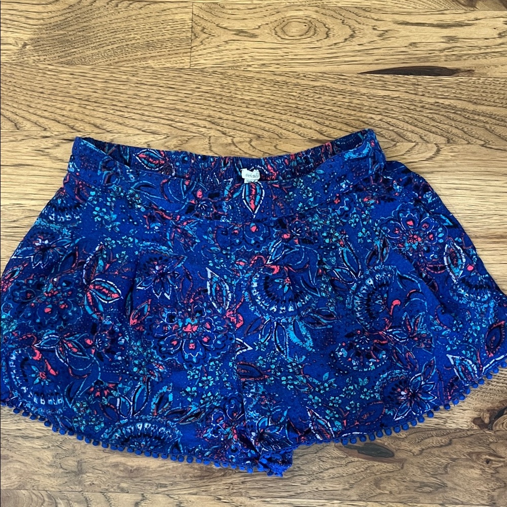 UO Paisley Blue Shorts